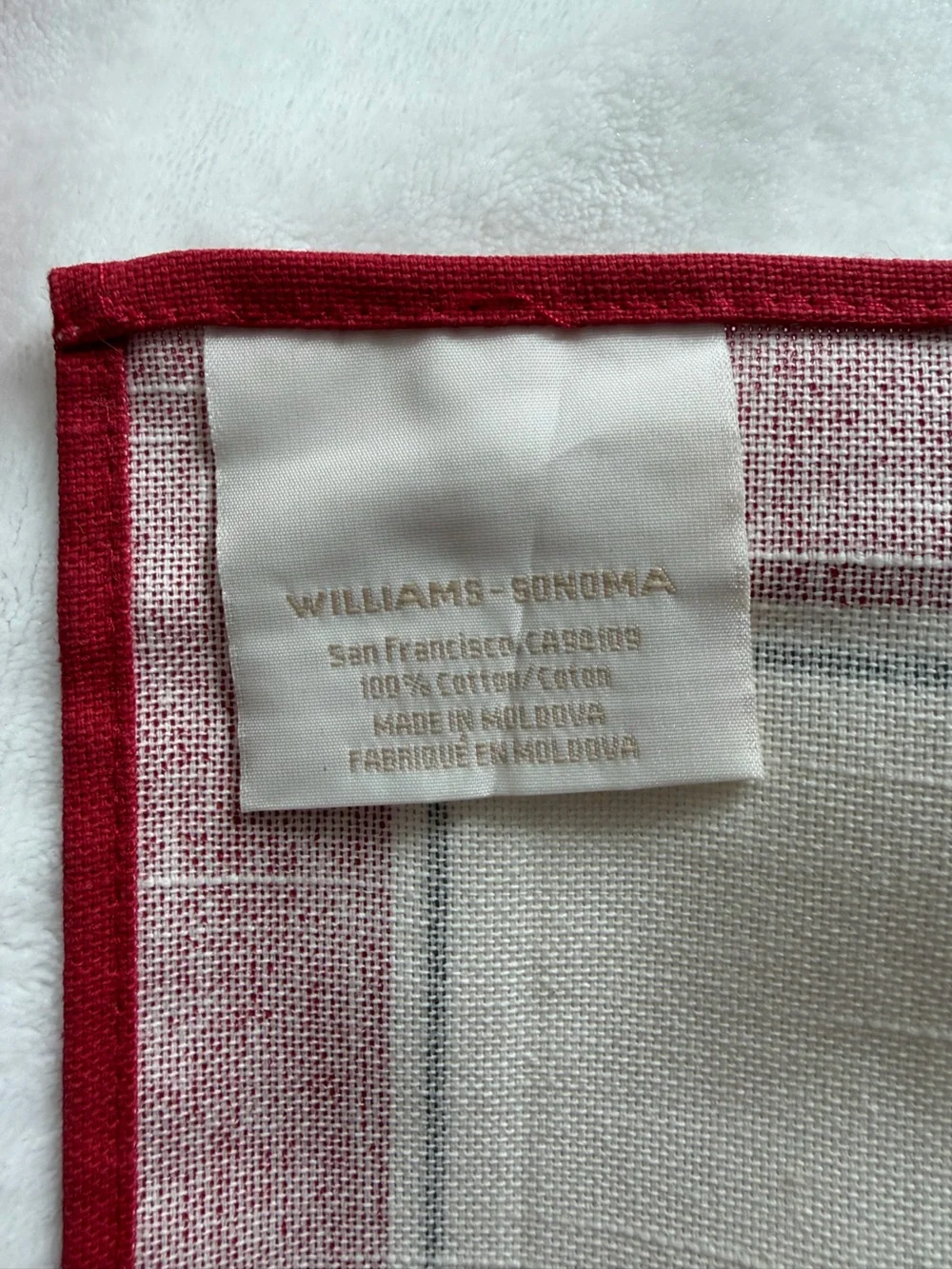 New Williams Sonoma kitchen towels Christmas Nutcracker King 100% Cotton 31x24